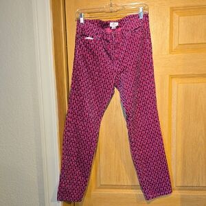 Vineyard Vines Pink & Navy Straight Leg Pants